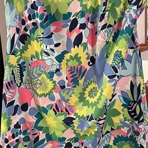 Talbots Sleeveless Floral Dress 14W